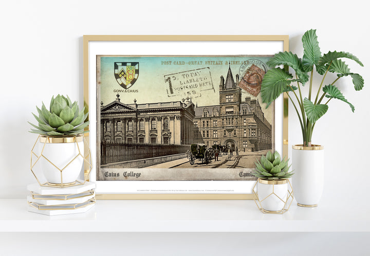 Caius College, Cambridge - Art Print