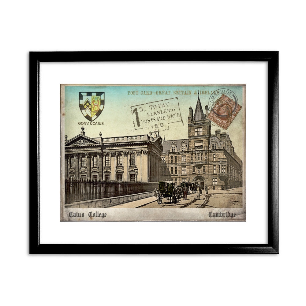 Caius College, Cambridge - Art Print