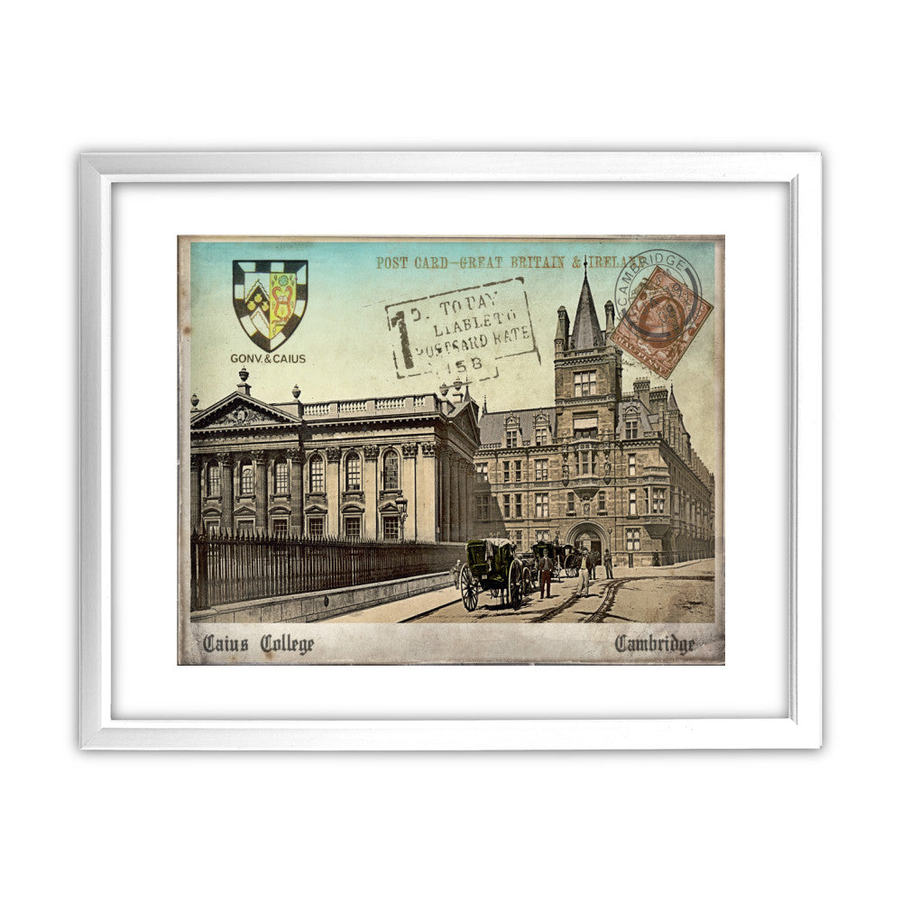 Caius College, Cambridge - Art Print