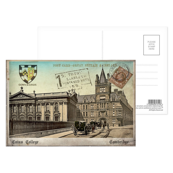 Caius College, Cambridge Postcard Pack