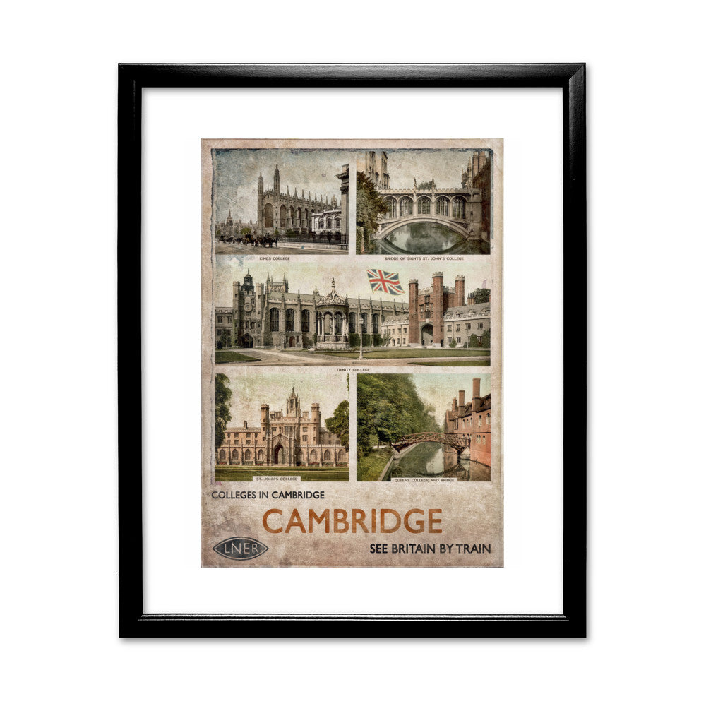Cambridge Colleges - Art Print
