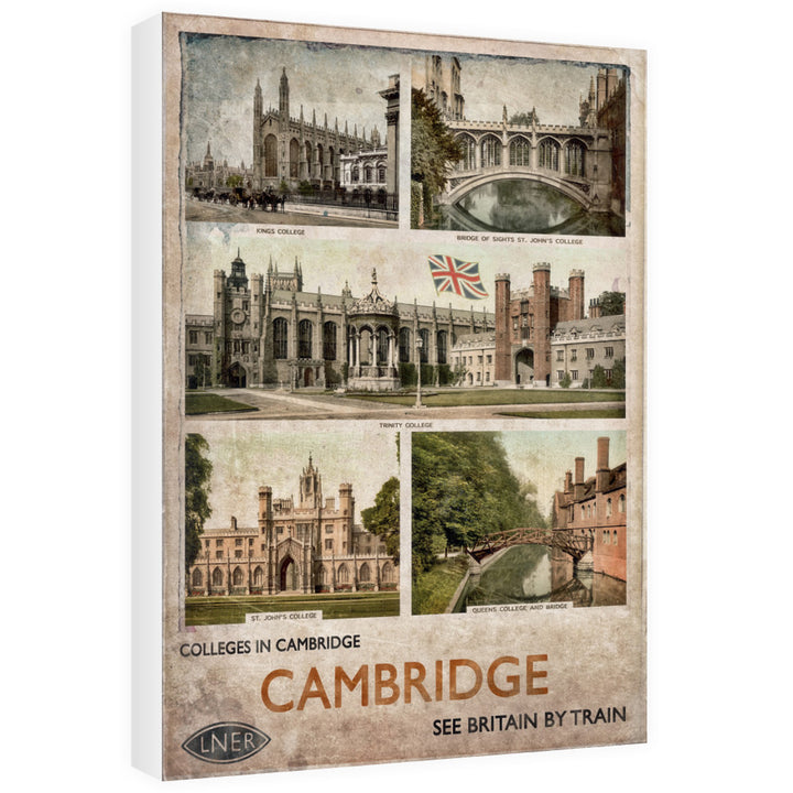 Cambridge Colleges 60cm x 80cm Canvas