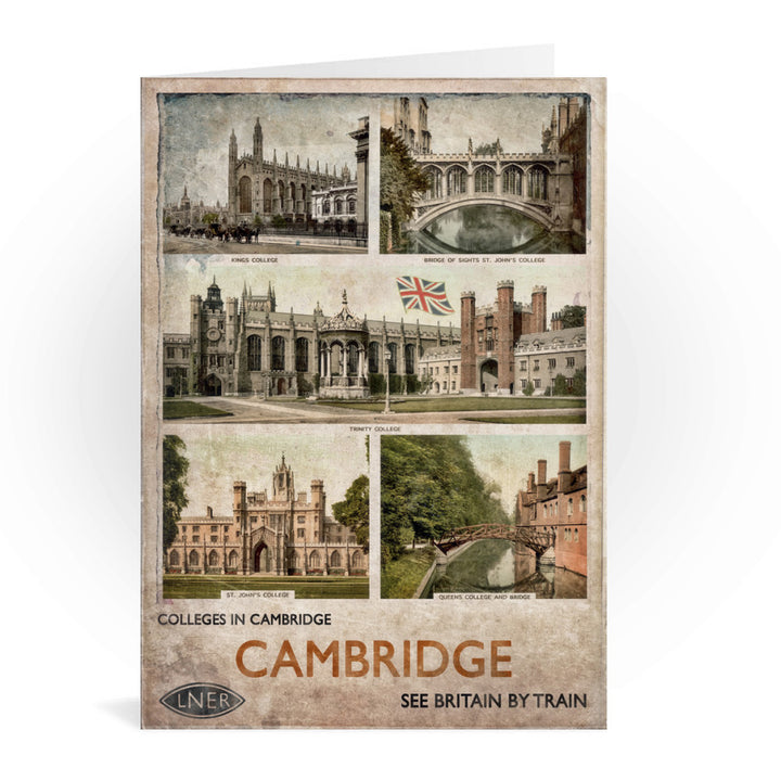 Cambridge Colleges Greeting Card 7x5