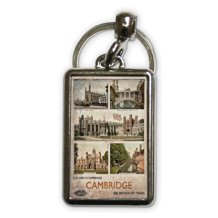Cambridge Colleges Metal Keyring