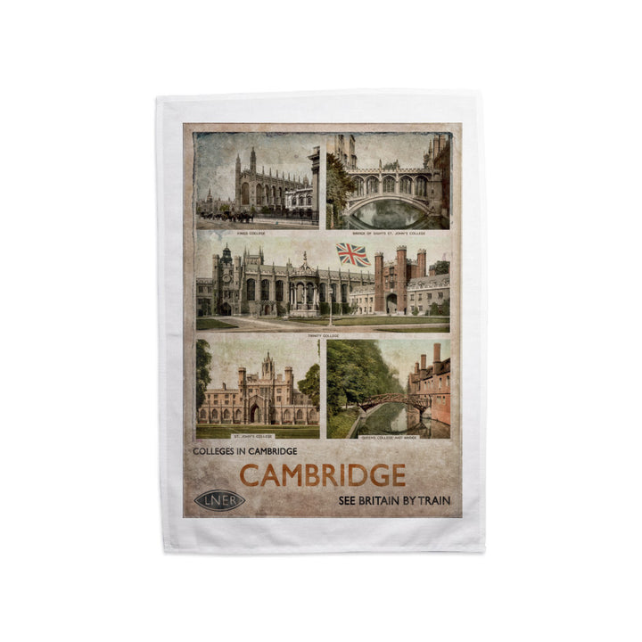 Cambridge Colleges Tea Towel