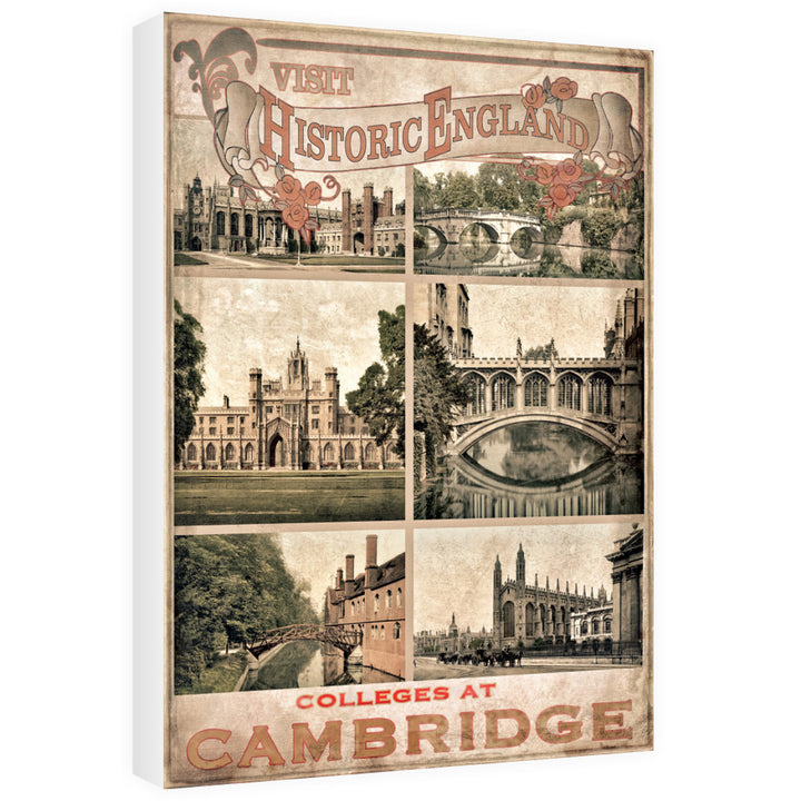 Cambridge Colleges 60cm x 80cm Canvas