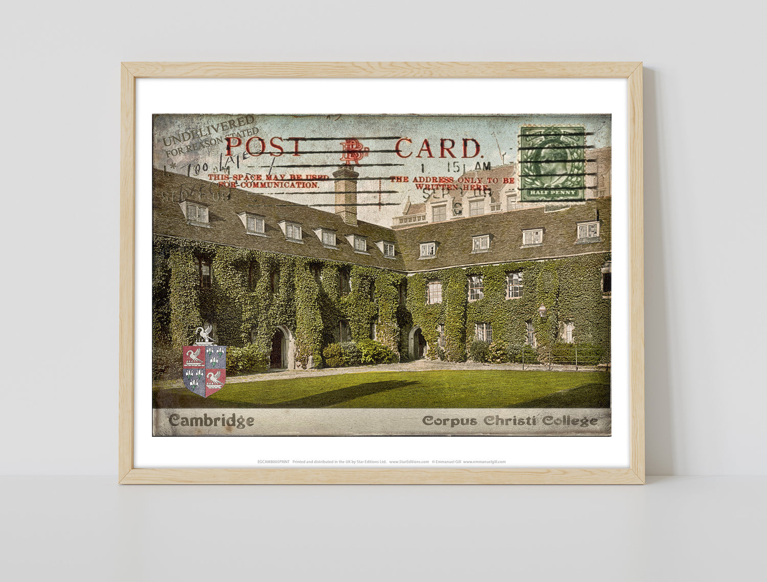 Corpus Christi College, Cambridge - Art Print