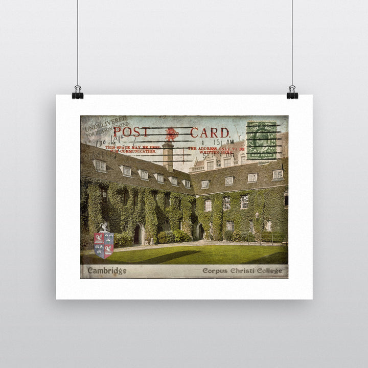 Corpus Christi College, Cambridge 90x120cm Fine Art Print