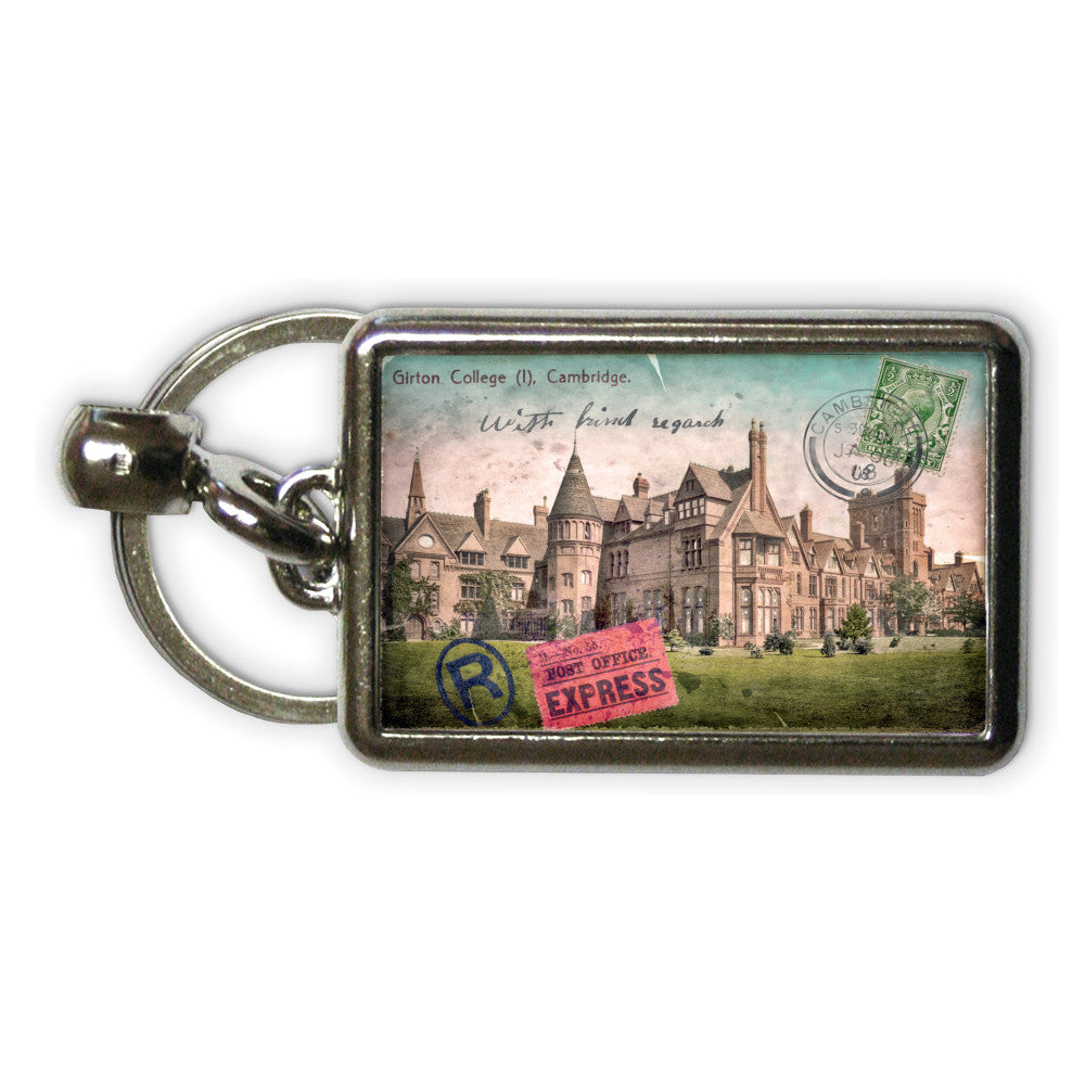 Girton College, Cambridge Metal Keyring