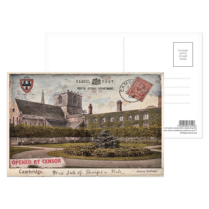 Jesus College, Cambridge Postcard Pack