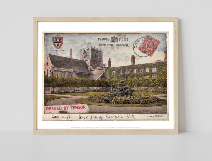 Jesus College, Cambridge - Art Print