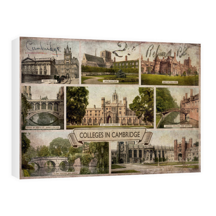 Cambridge Colleges 60cm x 80cm Canvas