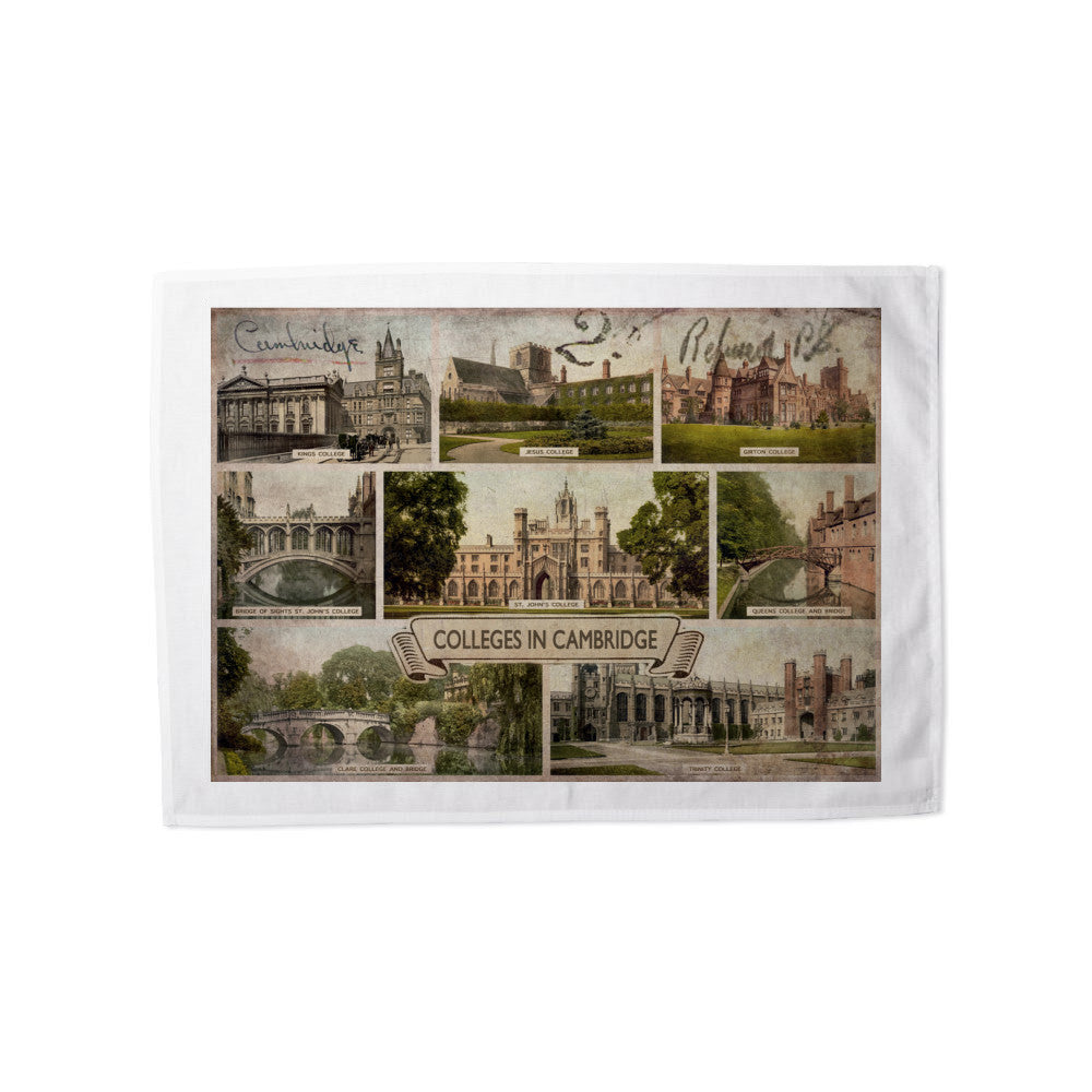 Cambridge Colleges Tea Towel