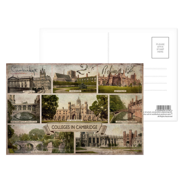 Cambridge Colleges Postcard Pack