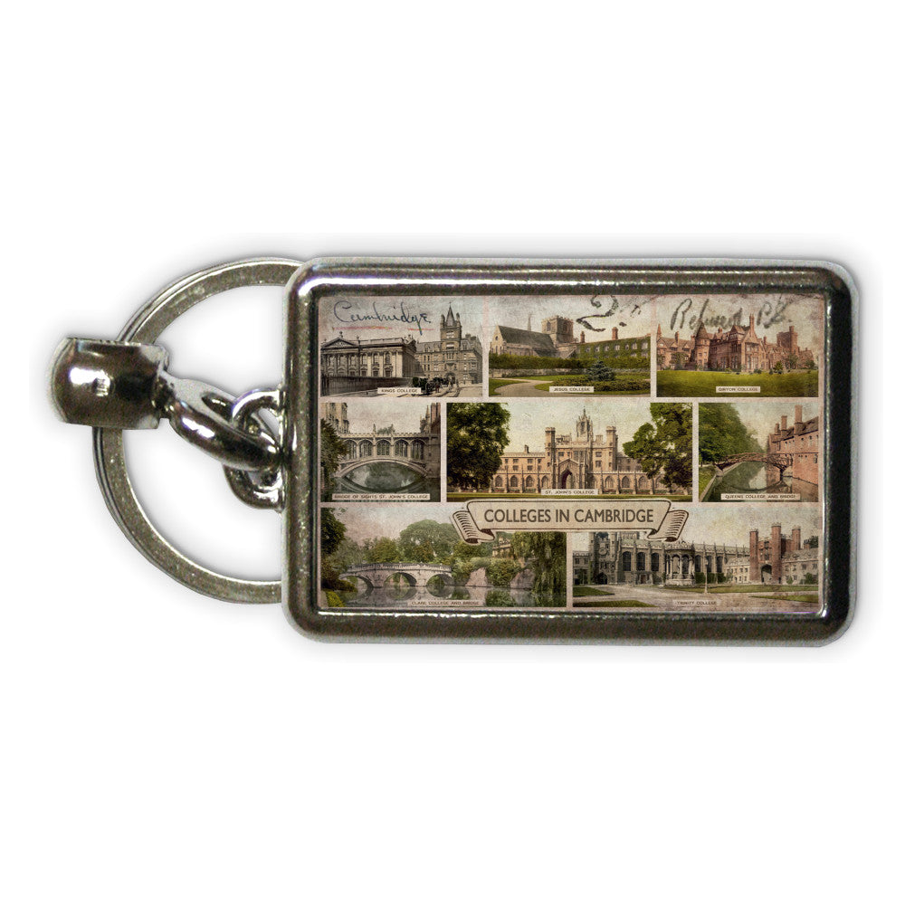 Cambridge Colleges Metal Keyring