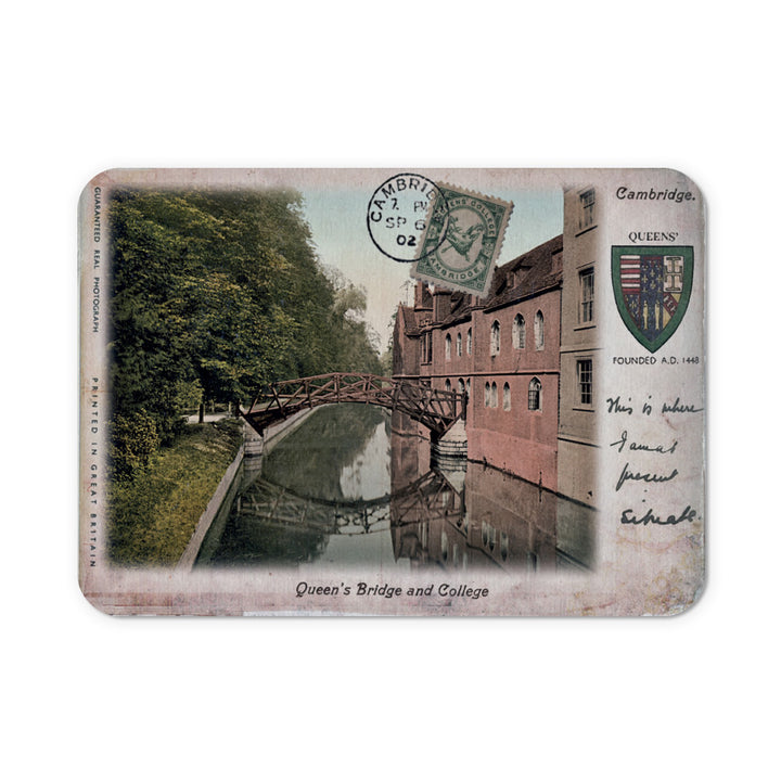 Queens Bridge and College, Cambridge Mouse Mat