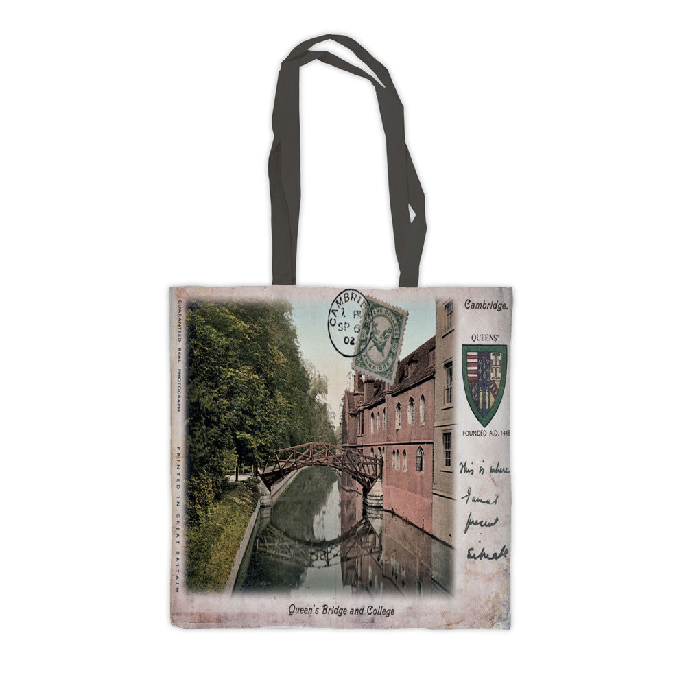 Queens Bridge and College, Cambridge Premium Tote Bag