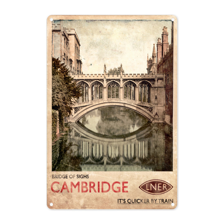 Bridge of Sighs, Cambridge Metal Sign
