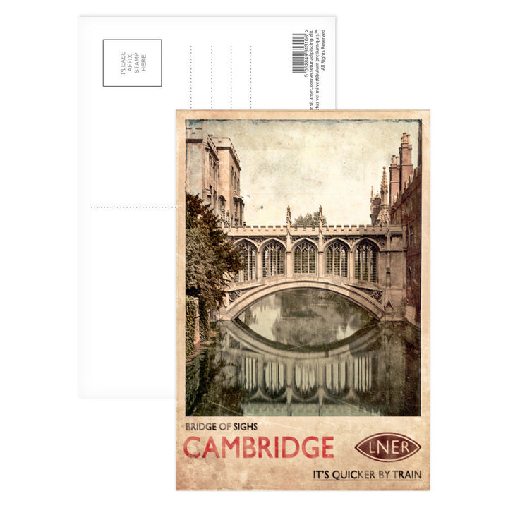 Bridge of Sighs, Cambridge Postcard Pack