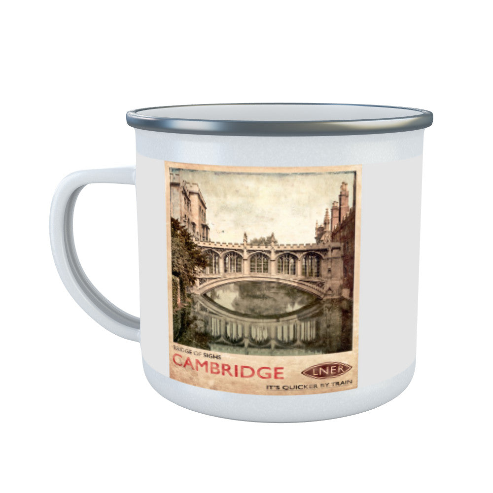 Bridge of Sighs, Cambridge Enamel Mug