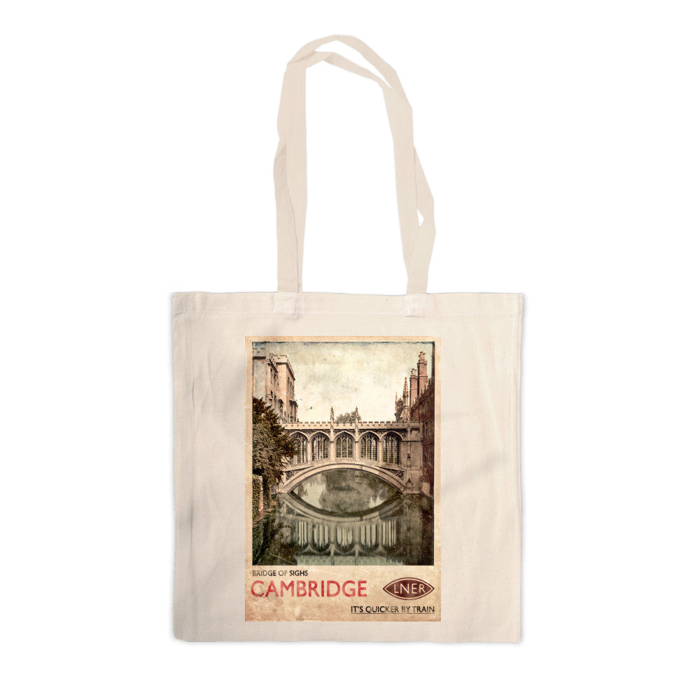 Bridge of Sighs, Cambridge Canvas Tote Bag