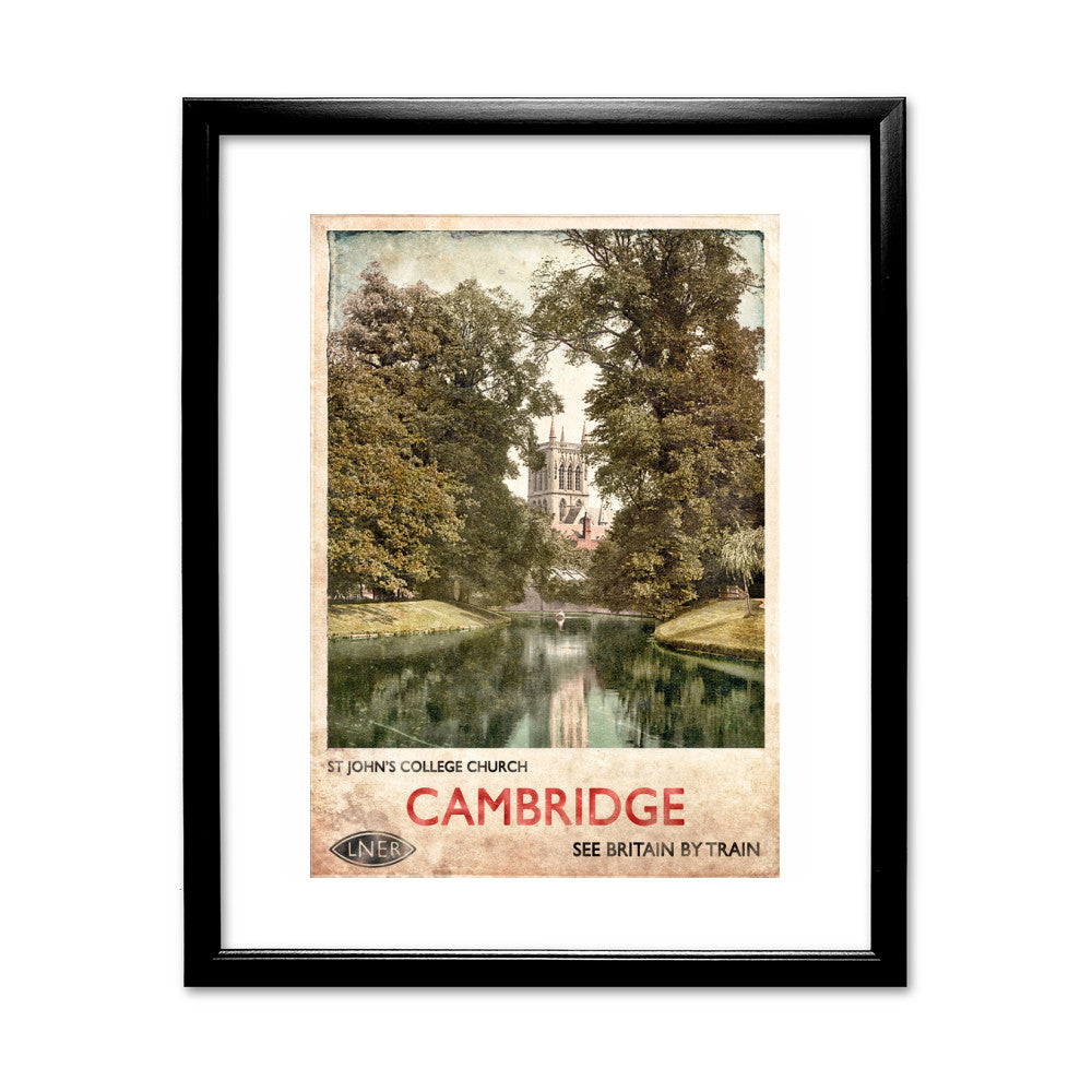 St Johns College Church, Cambridge - Art Print