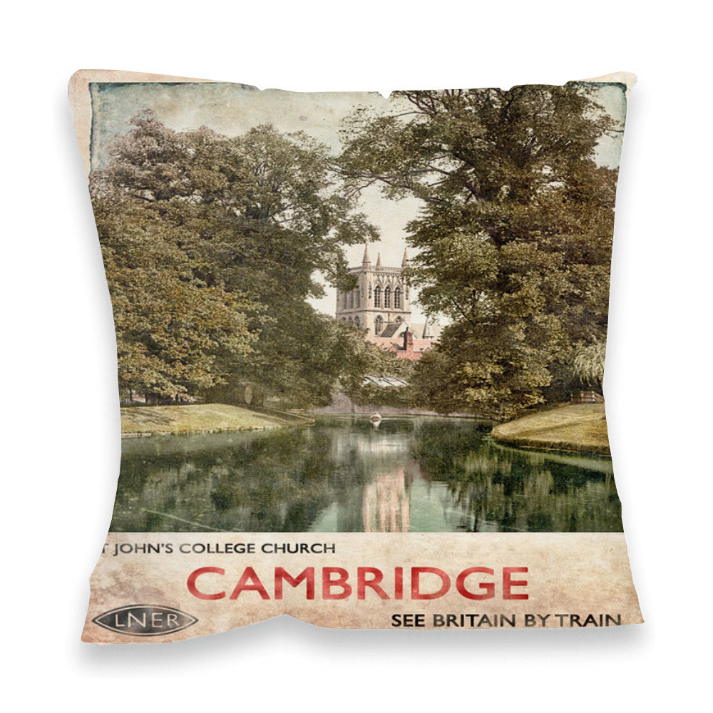 St Johns College Church, Cambridge Fibre Filled Cushion