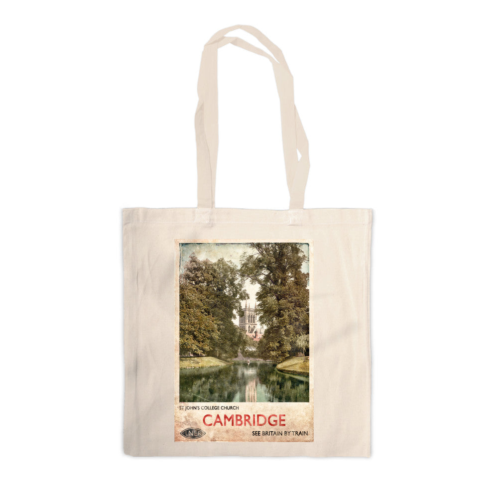 St Johns College Church, Cambridge Canvas Tote Bag