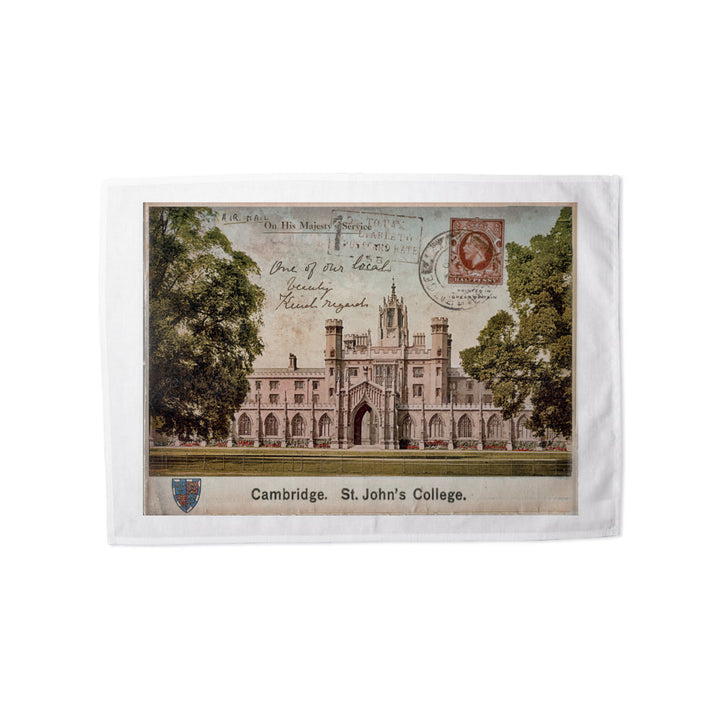 St Johns College, Cambridge Tea Towel