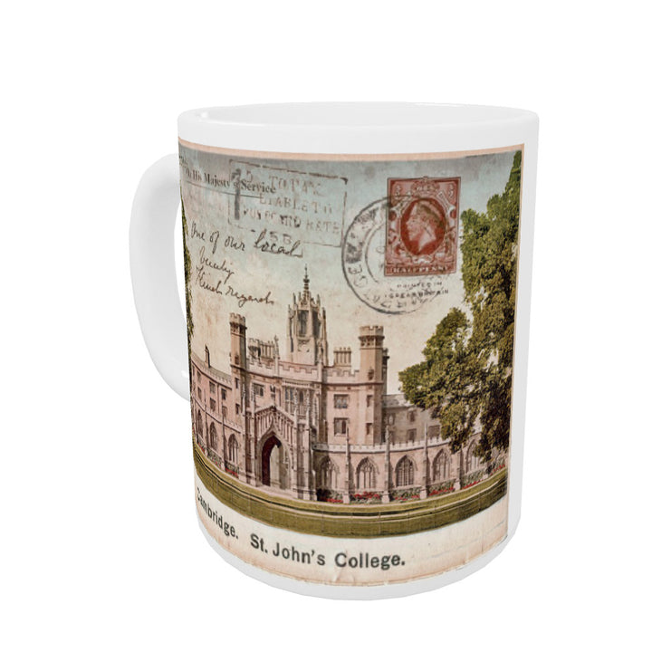 St Johns College, Cambridge Coloured Insert Mug