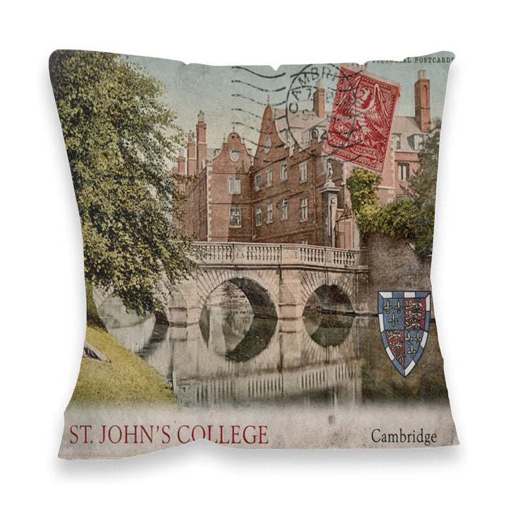 St Johns College, Cambridge Fibre Filled Cushion