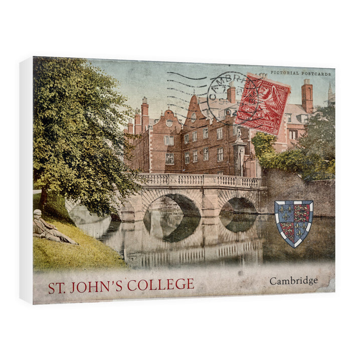 St Johns College, Cambridge 60cm x 80cm Canvas