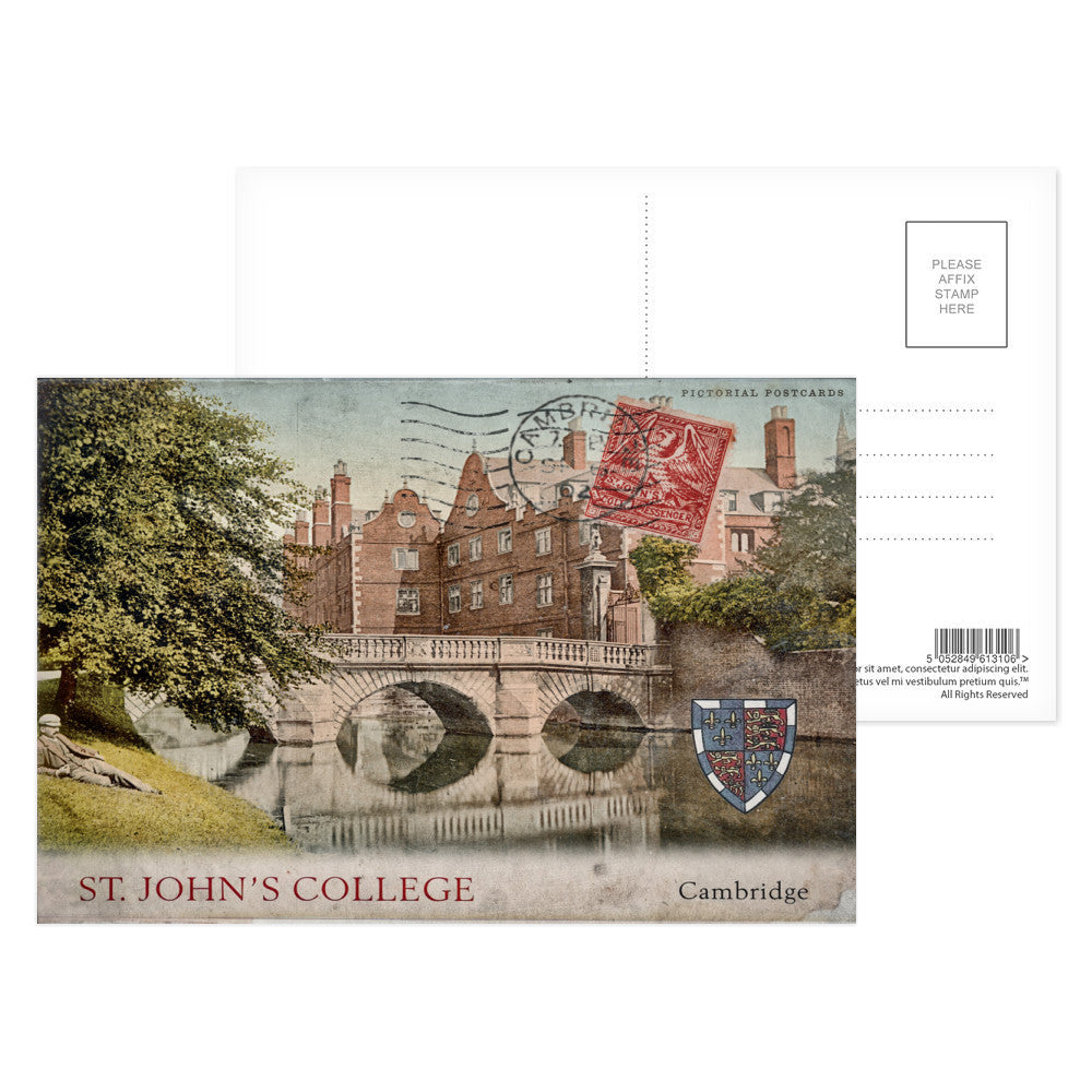 St Johns College, Cambridge Postcard Pack