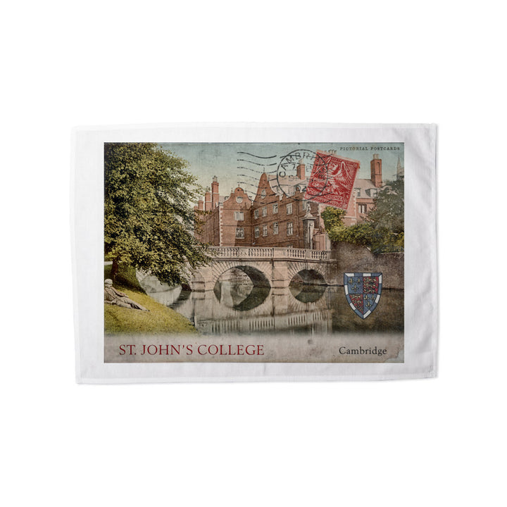 St Johns College, Cambridge Tea Towel