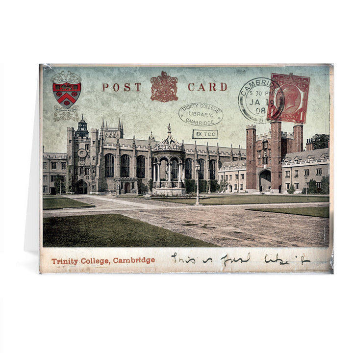 Trinity College, Cambridge Greeting Card 7x5