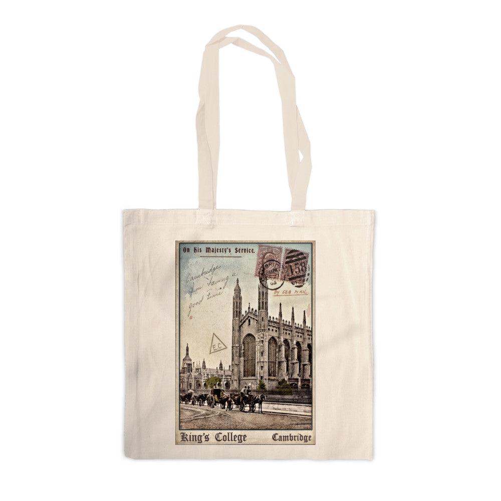 Kings College, Cambridge Canvas Tote Bag