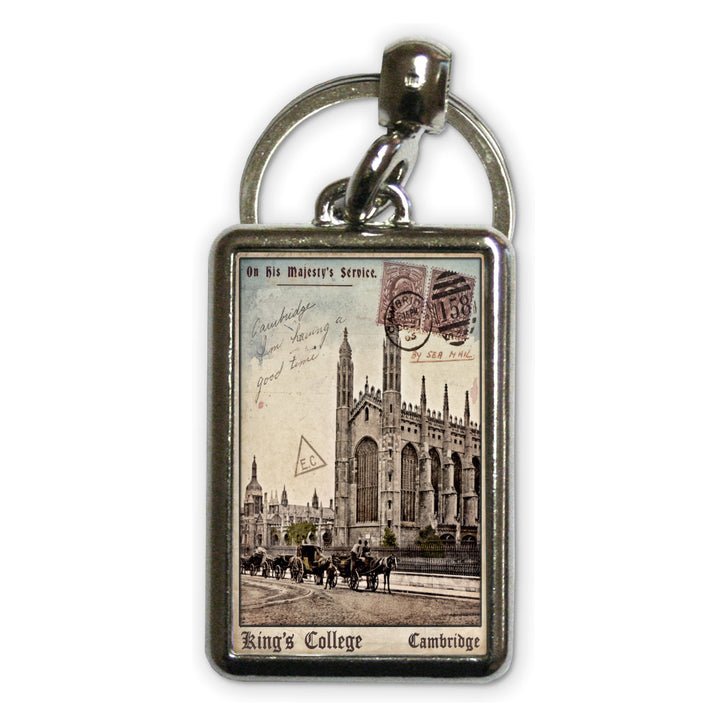 Kings College, Cambridge Metal Keyring