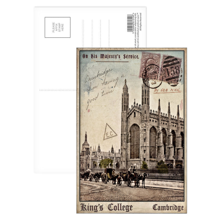 Kings College, Cambridge Postcard Pack