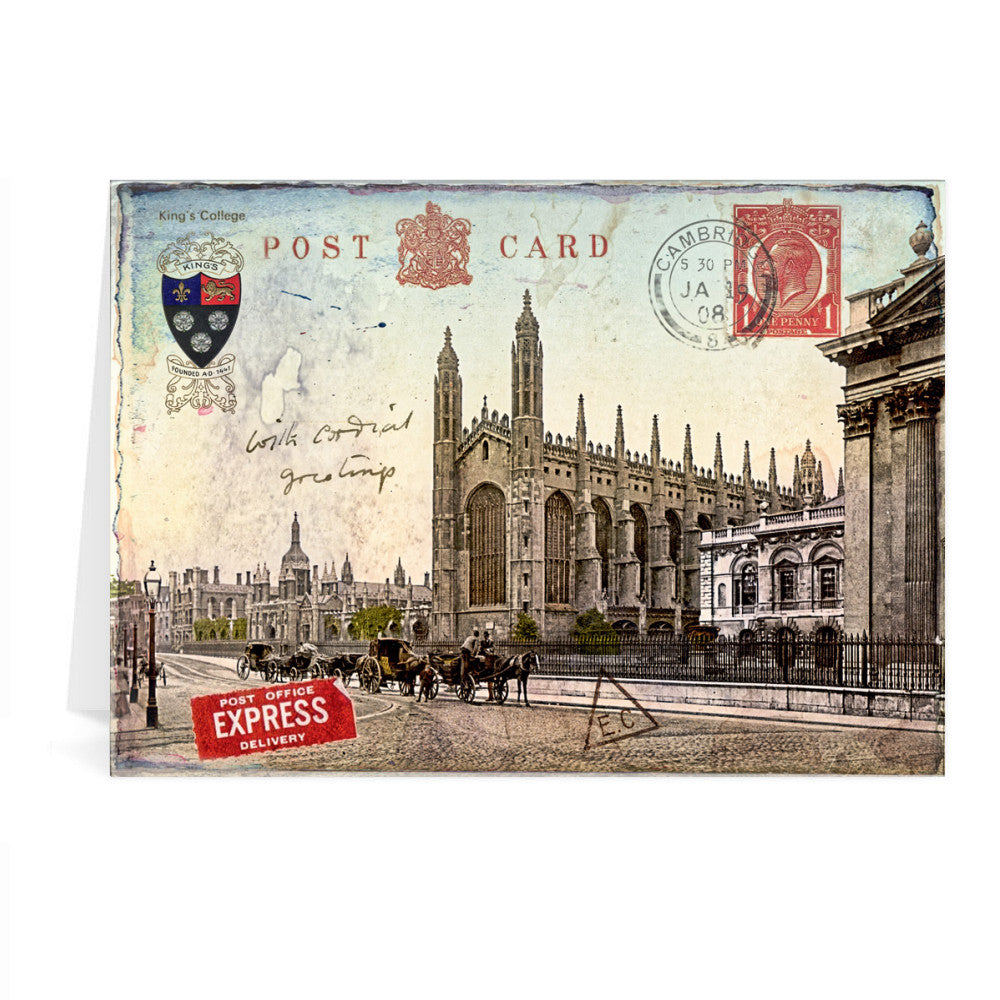 Kings College, Cambridge Greeting Card 7x5