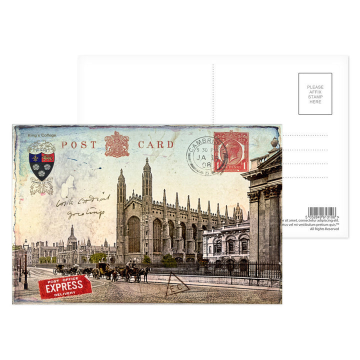 Kings College, Cambridge Postcard Pack