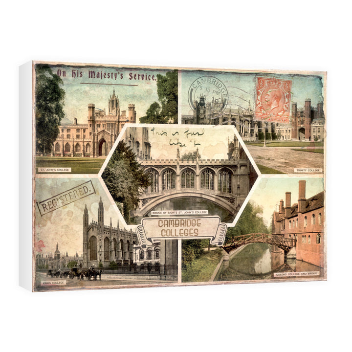 Cambridge Colleges 60cm x 80cm Canvas