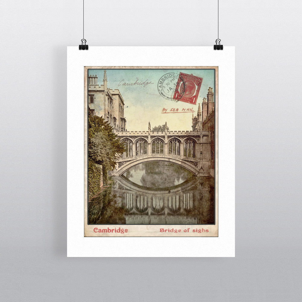 Bridge of Sighs, Cambridge 11x14 Print