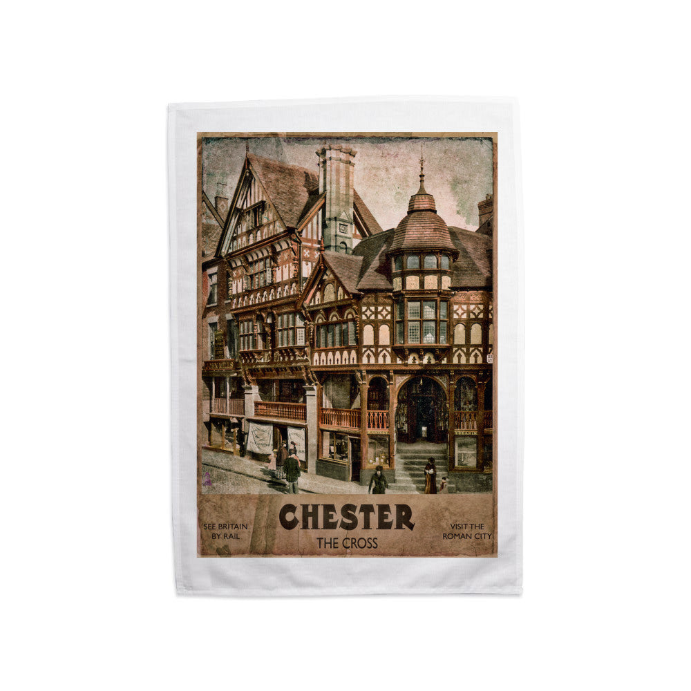 The Cross, Chester Tea Towel