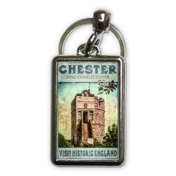 King Charles Tower, Chester Metal Keyring