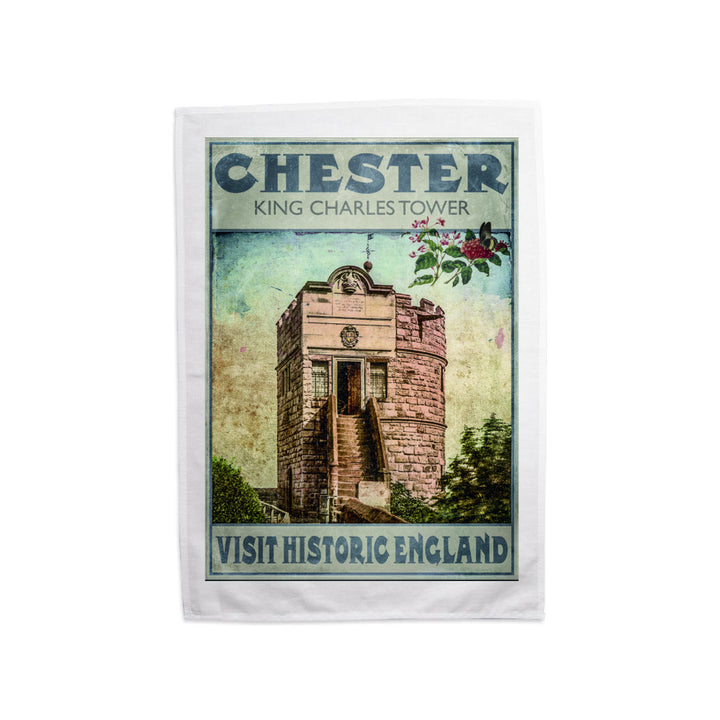 King Charles Tower, Chester Tea Towel