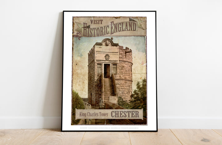 King Charles Tower, Chester - Art Print