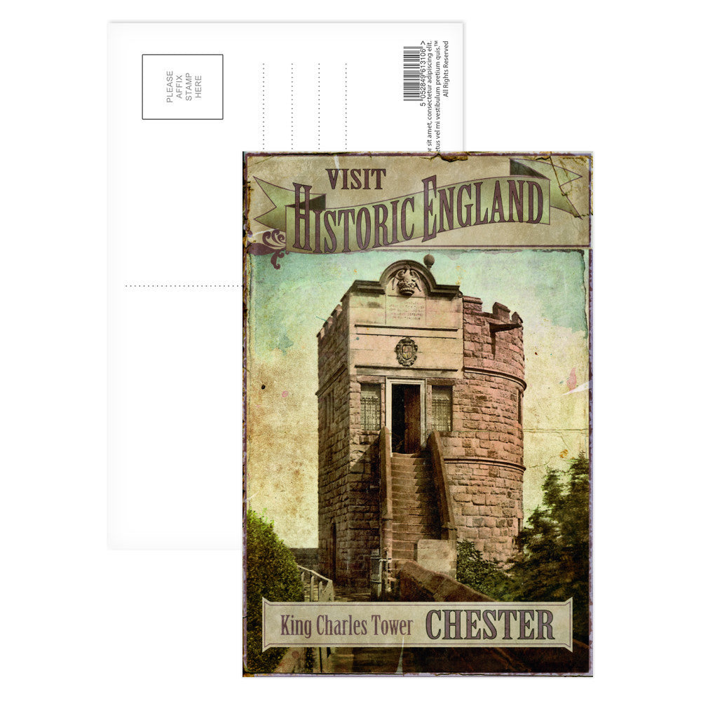 King Charles Tower, Chester Postcard Pack