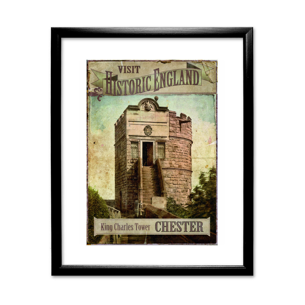 King Charles Tower, Chester - Art Print