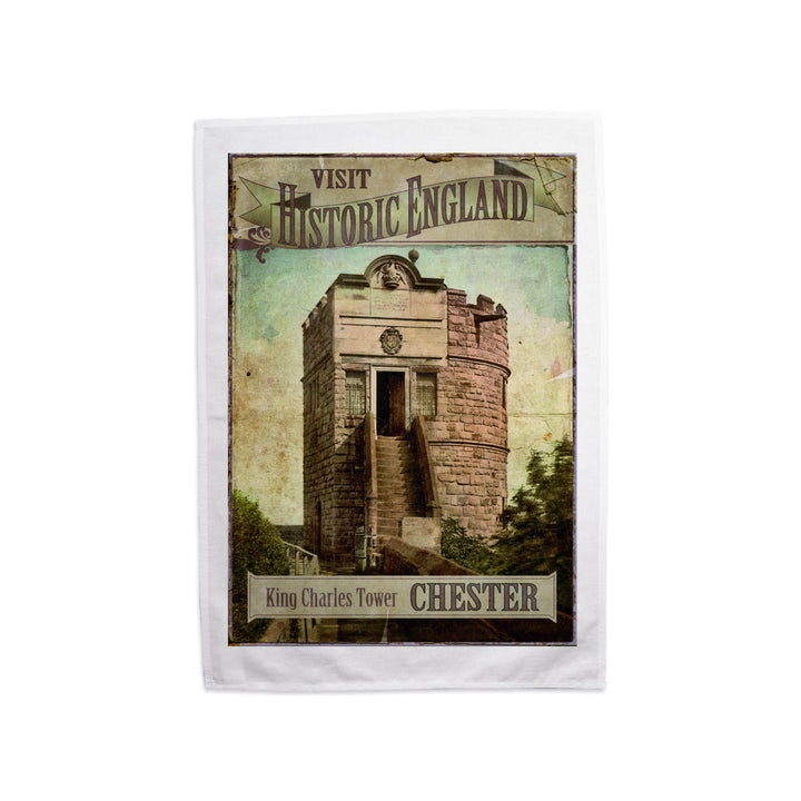 King Charles Tower, Chester Tea Towel