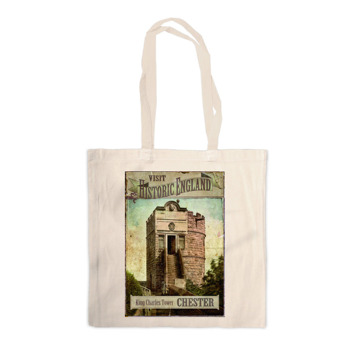 King Charles Tower, Chester Canvas Tote Bag